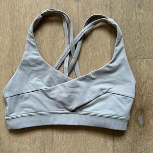 GUC energy bra *wrap misty moss size 4 lululemon luxtreme